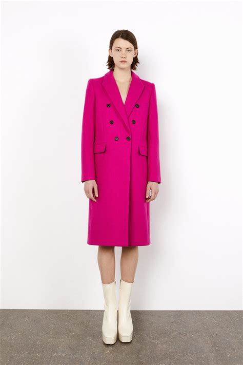 Cappotti Cappotto Warm Wool Premium Fucsia Zara Donna Medicrotour