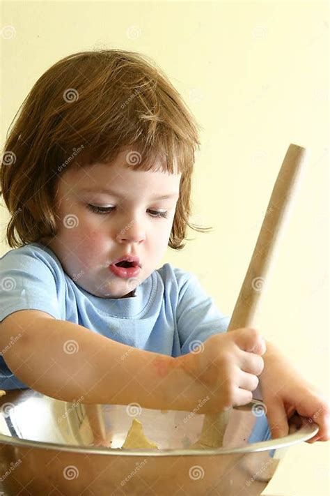 Fun In The Kitchen Stock Photo Image Of Mould Kids Rolling 2052774