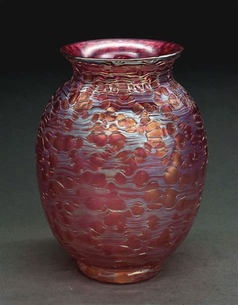Pink Loetz Vase Dec 08 2020 Dan Morphy Auctions In Pa