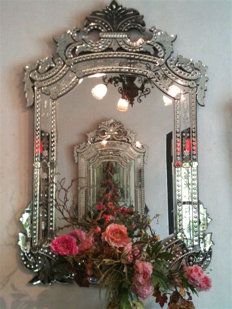 Venetian Mirror With Sequin Accents Shyarclub