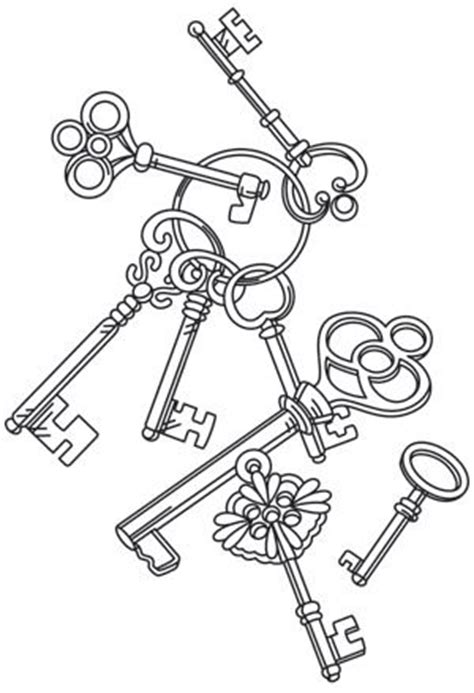 You could also print the image while using the print button above the image. Skeleton Key Coloring Page at GetColorings.com | Free ...