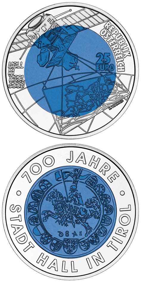 Silver Niobium 25 Euro Coins The 25 Euro Coin Series From Austria