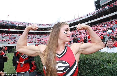 Georgia Cheerleader Anna Watson Who Can Dead Lift 230 Pounds Daily