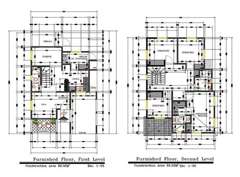 Autocad House Drawings Samples Dwg