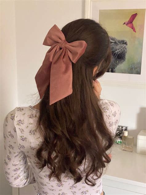 Coquette Hairstyle In 2023 Bow Hairstyle Ribbon Hairstyle Hair Styles