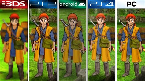 Dragon Quest Viii 2004 3ds Vs Ps2 Vs Android Vs Ps4 Vs Pc Graphics Comparison Youtube