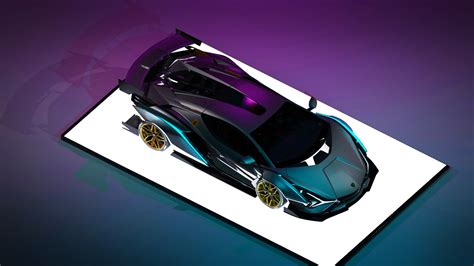 Briankimworks Lamborghini Sian Neon Vibe Concept