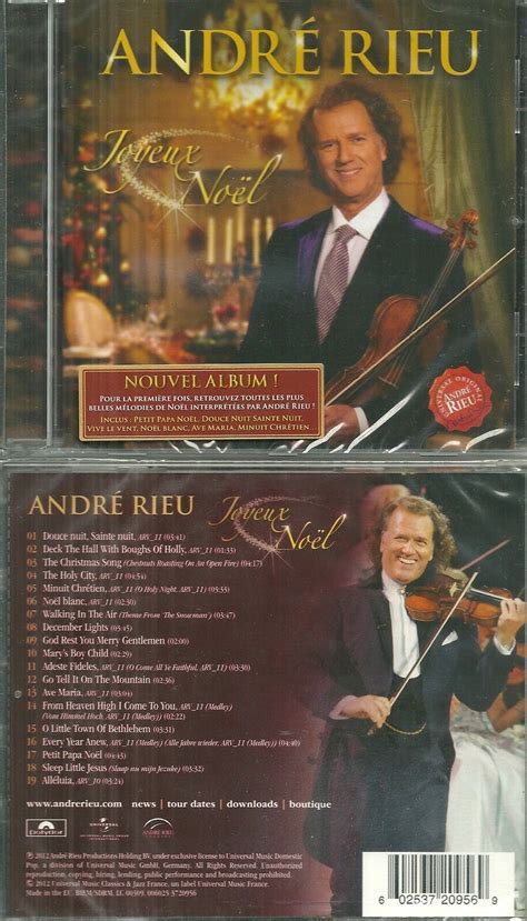 Cd Andre Riu Merry Christmas Merry Christmas New Package Ebay