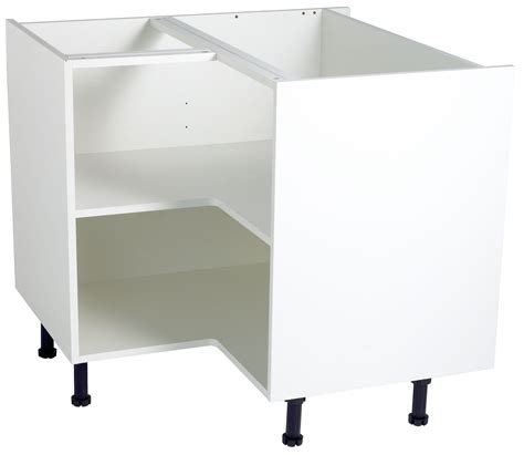 Cooke And Lewis White Standard Corner Base Cabinet Unit Carcass W925mm