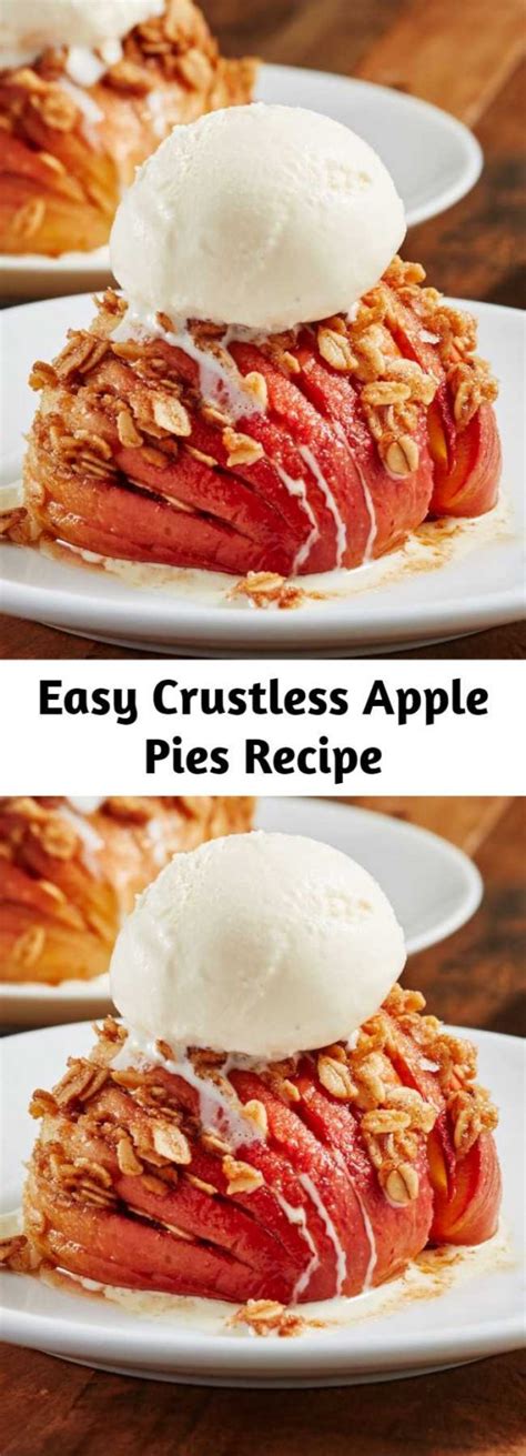 Easy Crustless Apple Pies Recipe Page 2 9am Chef
