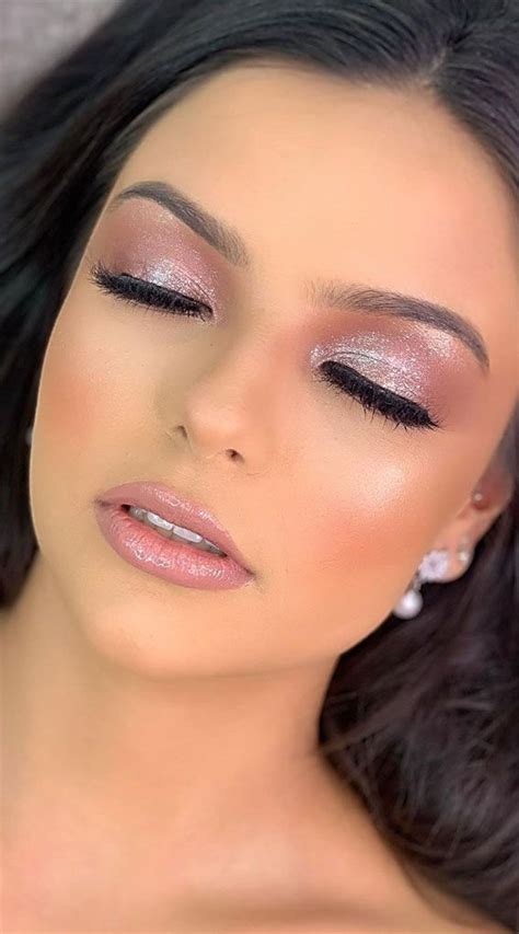 49 incredibly beautiful soft makeup looks for any occasion shimmery pink makeup cabelo e