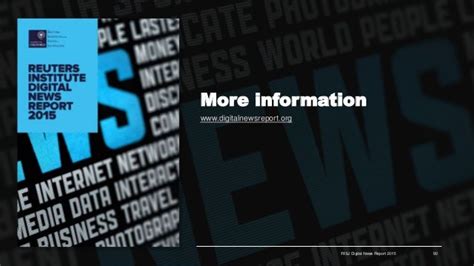 2015 Reuters Institute Digital News Report Slides