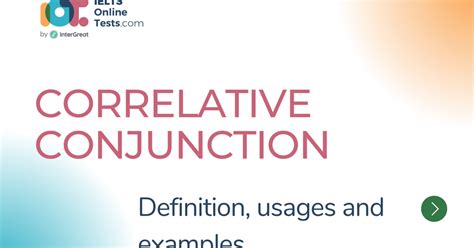 Correlative Conjunction Definition Usages And Examples Ielts Online