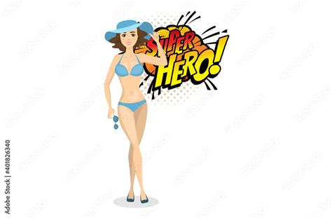 Vector Pixel Art Swimsuit Woman Stock Vector Illustration Of Cute Hot
