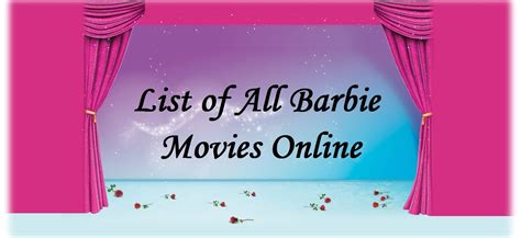 Barbie serisine ait tüm filmleri full hd kalitede online izleyin. Watch All Barbie Movies Online For Free Full Movies ...