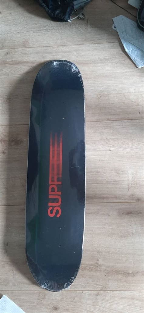 Supreme Supreme Motion Logo Deckskateboard Black Grailed