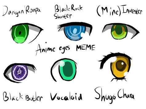 Anime Eyes Meme By Megpoid1234 On Deviantart
