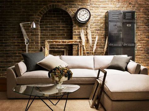 Living Spaces Industrial Living Room New York By Usa