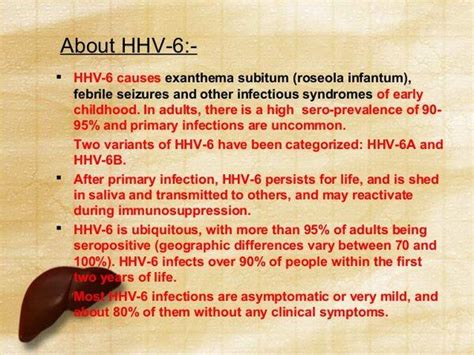 Human Herpesvirus Type 6 Viral Infections