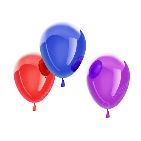 Tricolor Balloon Balloon Blue Balloon Red Balloon Png Transparent