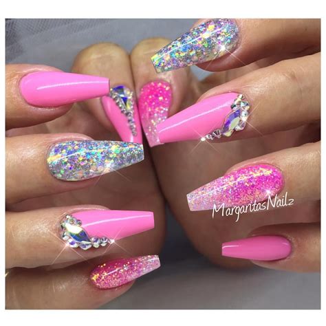 This not just comes to be an actual obstacle to maintain the acrylic where you desire it, however it could likewise result in much less compared to. Pink coffin nails | Pink nail designs, Pink acrylic nails ...