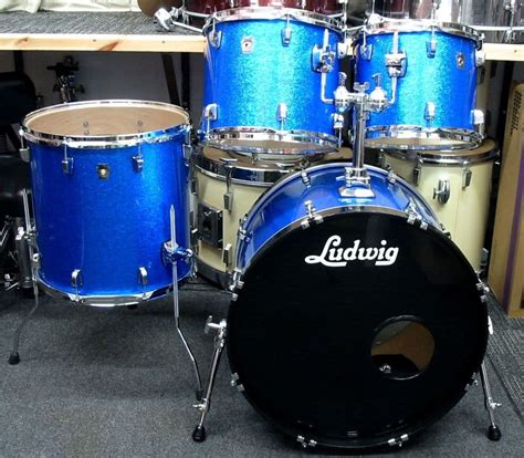 Ludwig Classic Birch Blue Sparkle Shell Pack