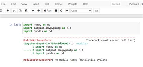 Python Modulenotfounderror No Module Named Matplotlib Even Though Riset