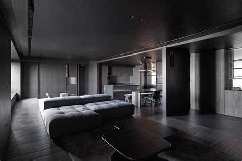 Interior Design — All Black Apartment — Modern Chic Apartment In Tainan