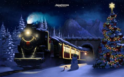 Christmas Train Wallpaper For Desktop 77 Images