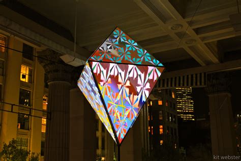 Equilibrium Diamond Projection Mapping Sculpture By Kit Webster Light