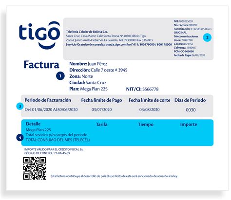 Conoce Los Detalles M S Importantes De Tu Factura Postpago Tigo Tigo Hn