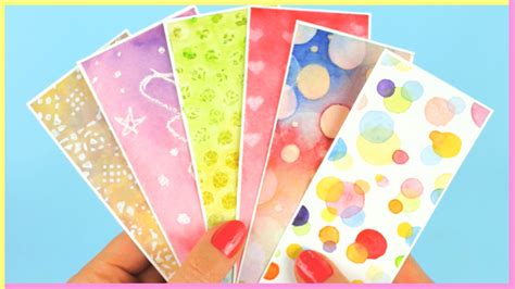 Diy Bookmarks And Watercolor Techniques For Beginners Part 2 Watercolor Diy How To Make