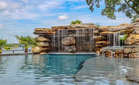 Luxury Pools With Waterfalls Lucas Lagoons