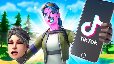 I Tried Out For A Tiktok Clan As A Fake Default Skin In Fortnite It