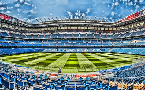 Santiago Bernabeu 4k Real Madrid Stadium Soccer Santiago Bernabéu