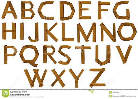 Wooden Letters Of The Alphabet Royalty Free Stock Photos Image 38629408
