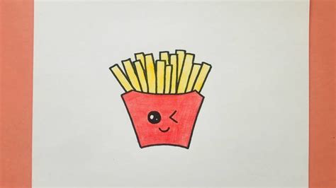 how to draw french fries cute and easy drawing for beginners viagrahsk