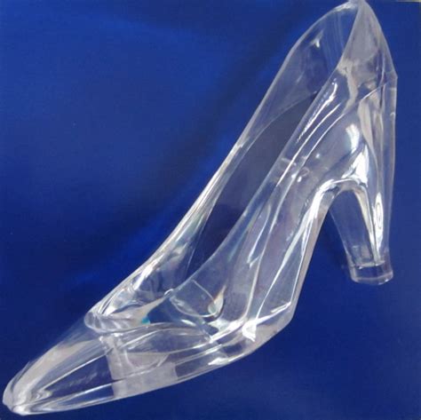 Cinderella Princess Small Acrylic Glass Slippers Wedding Bridal Showers