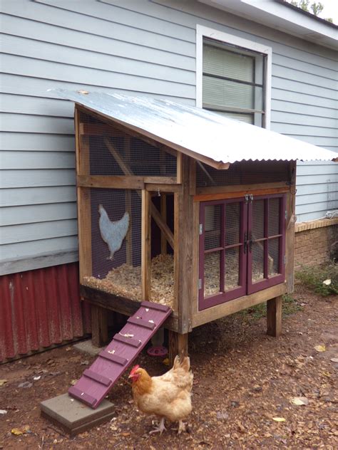 The third sentence says that you should write on the inside of a writing instrument (an ink pen) or get into an animal enclosure (a pig pen) before writing. Cool Coops! - The Rustic / Whimsical Coop | Community Chickens