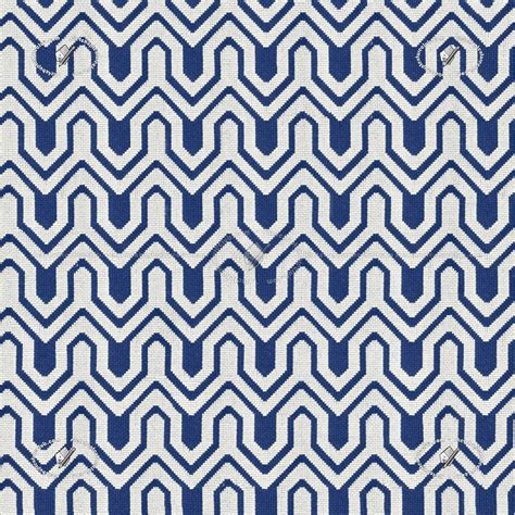 Blue Covering Fabric Geometric Jacquard Texture Seamless 20940