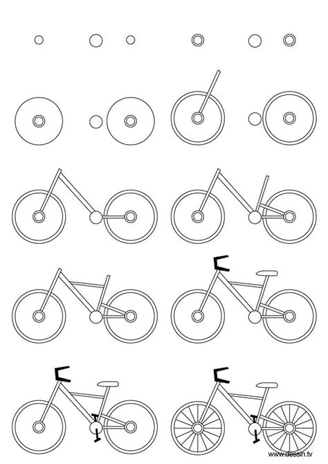 Learning To Draw A Bike For An Anniversary T Como Dibujar Una