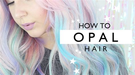 How To Opal Hair Tutorial By Tashaleelyn Opal Hair Hair Color