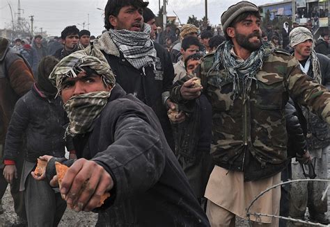 Afghans Protest Burning Of Korans At Us Base The Washington Post