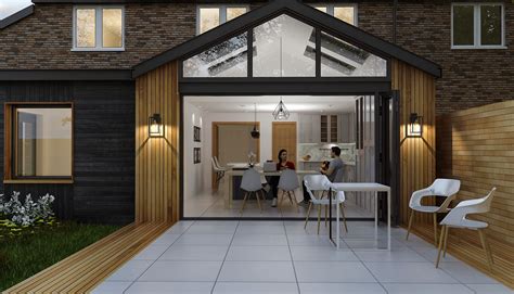 Design Work Studio Double Pitched Extension House Extension Plans