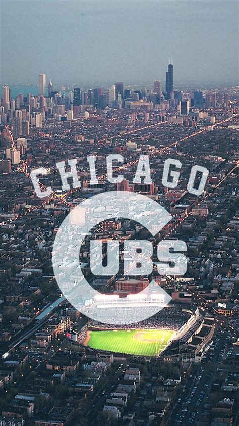 Follow the vibe and change your wallpaper every day! Chicago Cubs wallpaper with the Wrigley Field
