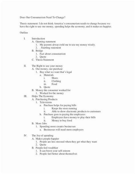 Outline Format For Essay Awesome Outline Essay 4 Essay Outline