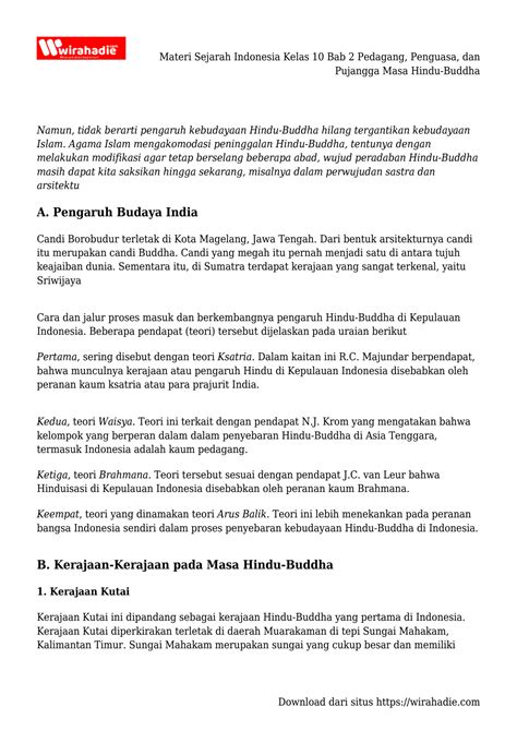 SOLUTION Materi Sejarah Indonesia Kelas 10 Bab 2 Pedagang Penguasa Dan