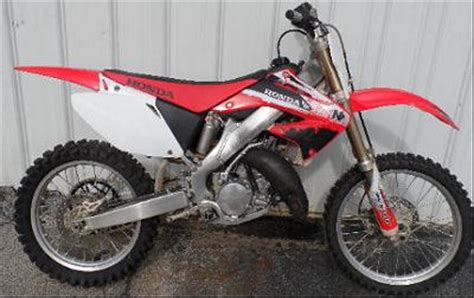 A 125cc dirtbike offered for sale is worth checking out, models such as a used 125 kawasaki dirt bike and even an 125cc bike dirt honda cycles are fantastic models. 2004 Honda CR 125R for Sale; A Dirt Bike with the BEST ...