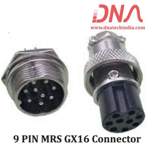 Buy Online 9 Pin Mrs Gx 16 Aviation Connector In India At Low Cost