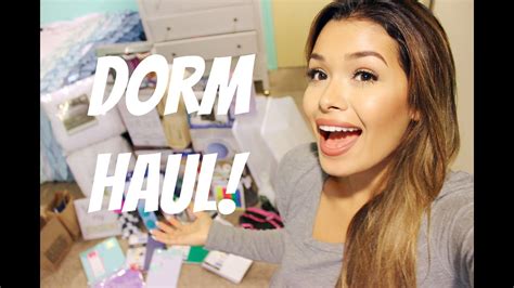 College Haul Dorm Essentials Clothes Youtube